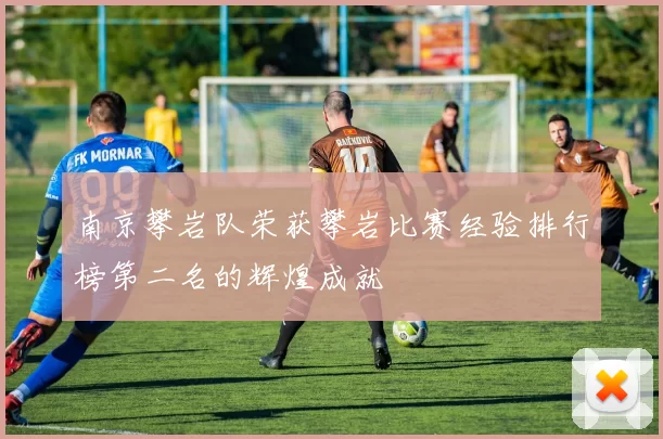 南京攀岩队荣获攀岩比赛经验排行榜第二名的辉煌成就