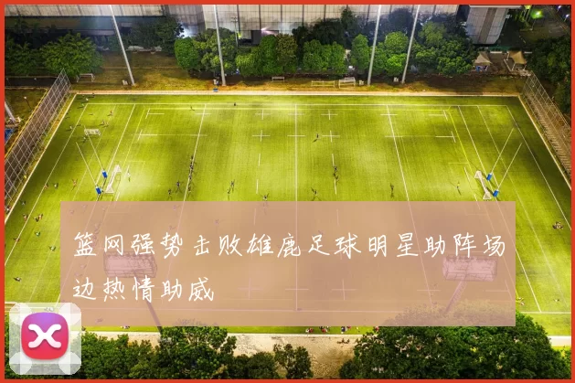 篮网强势击败雄鹿足球明星助阵场边热情助威