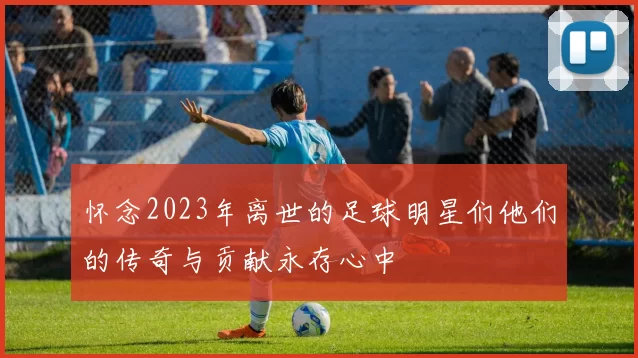 怀念2023年离世的足球明星们他们的传奇与贡献永存心中